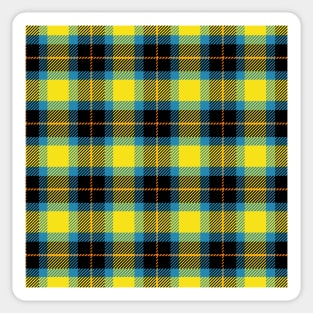 Plaid Pattern Art Sticker